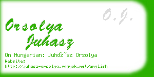 orsolya juhasz business card